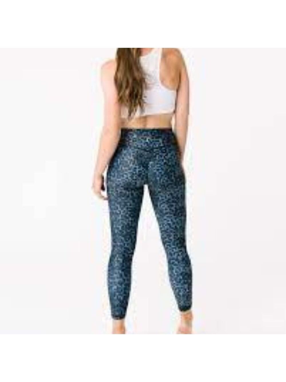 Zyia Stone Leopard Scrunchy Light and Luxe Leggings
